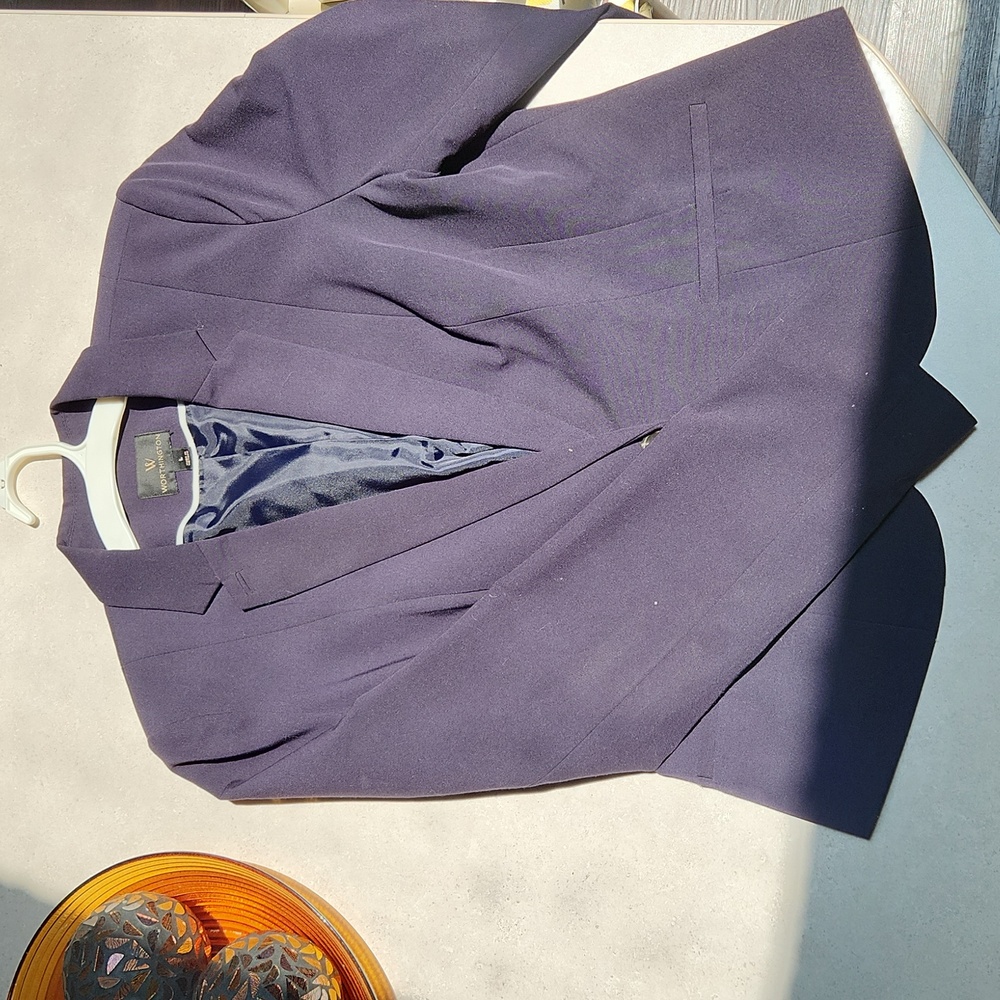 Worthington Navy Blue Blazer Size L